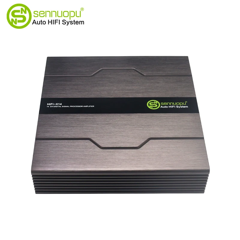 16-kanałowy Audio DSP z 14-kanałowym wzmacniaczem wysokiej mocy Premium HiFi
