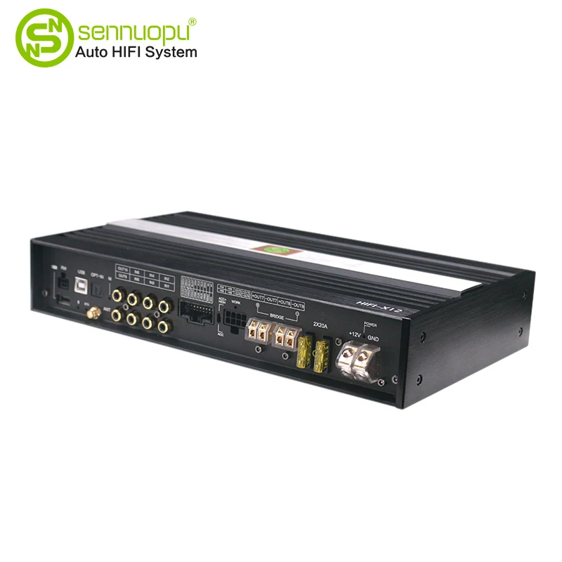 8-CH AUTO Power Amp + 10-C-Cyfrowy procesor dźwięku